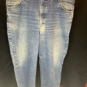 Carhartt Blue Relaxed Jeans with Vintage Fading